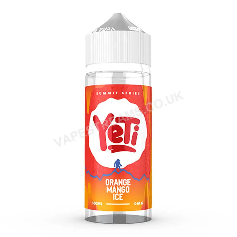 YeTi Summit Series Orange Mango Ice E-Liquid Shortfill