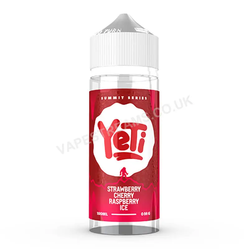YeTi Summit Series Strawberry Cherry Raspberry Ice E-Liquid Shortfill