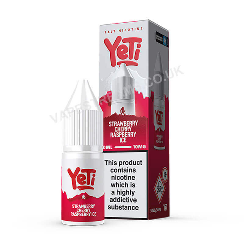 Yeti Summit Series Strawberry Cherry Raspberry Ice Nic Salt E-Liquid
