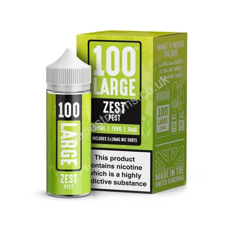 Zest Pest by 100 Large Juice Short Fill